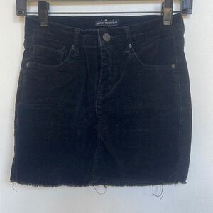 Brandy Melville | Black Corduroy Skirt with pockets